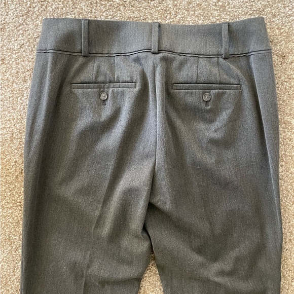 LOFT Dark Grey Juliet Straight Pants - Picture 3 of 6